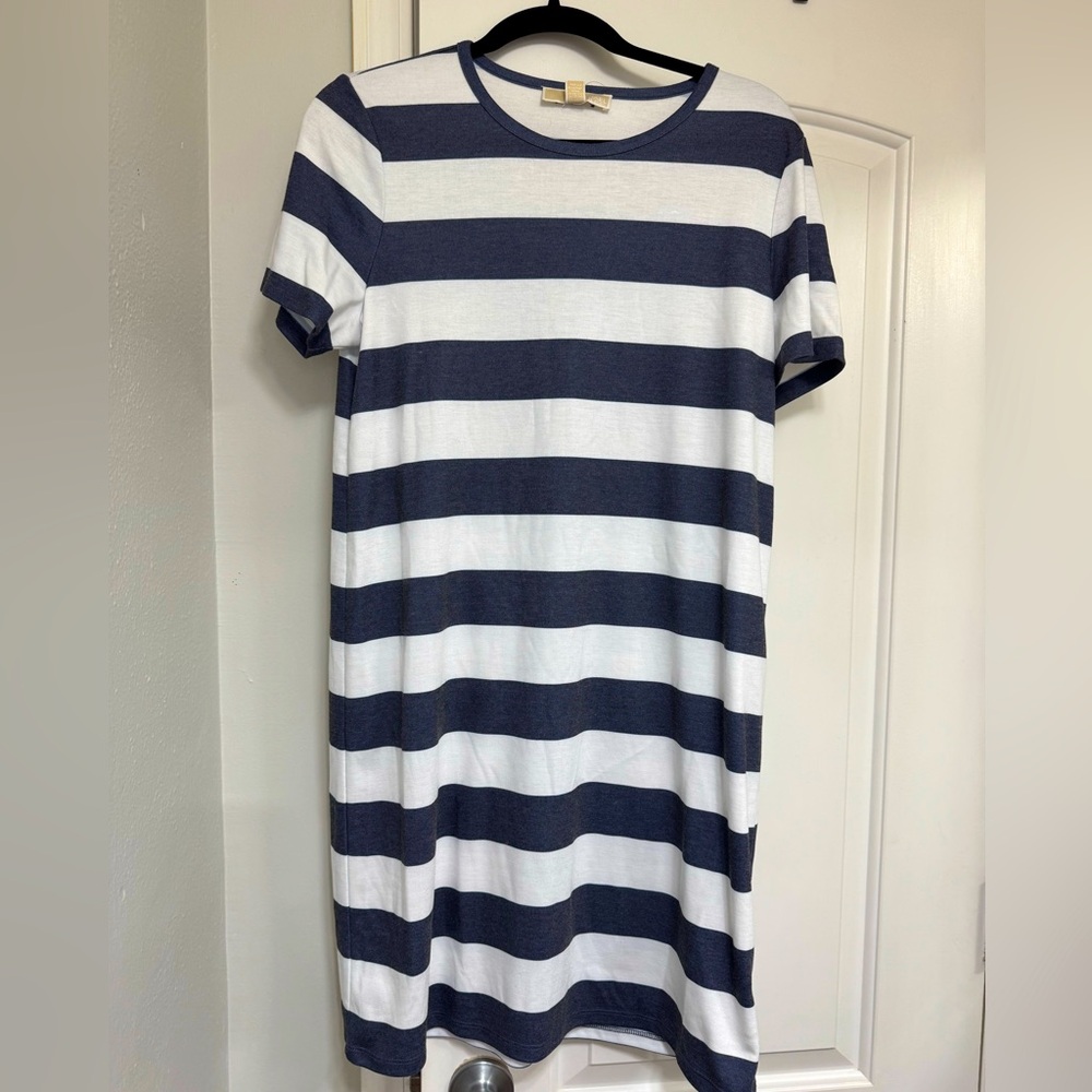 NWT Michael Kors nautical casual viscose blend dress - Picture 8 of 8